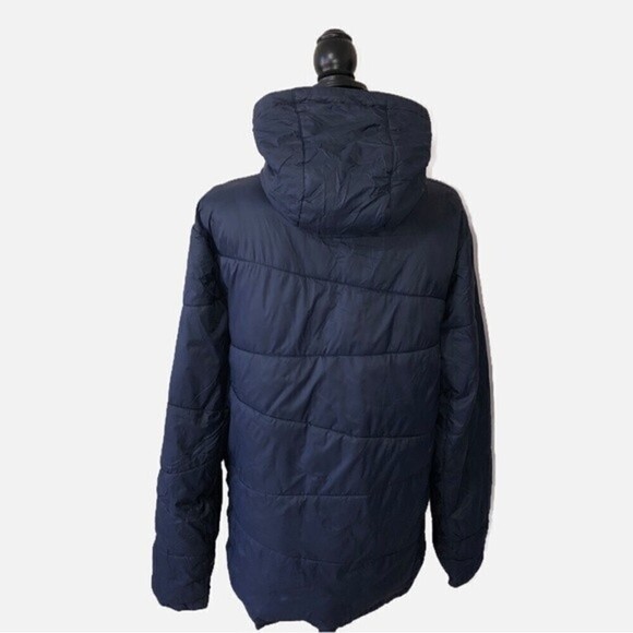 Spyder Nexus Mens Puffer Jacket Size Medium Dark Blue Navy Water-Resistant - Picture 3 of 11
